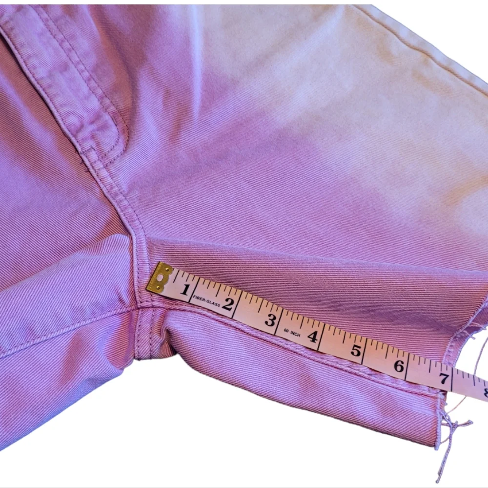 NEW Urban Outfitters BDG Longline Carpenter Purple Ombre Baggy Denim Shorts 27
